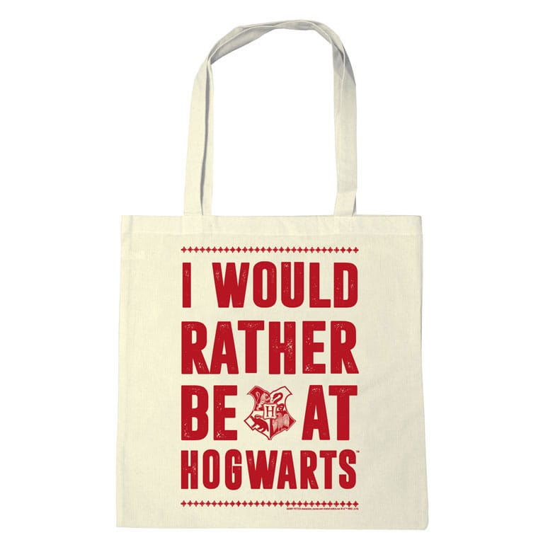 Harry Potter Tote Bag I Would Rather Be At Hogwarts - MangaShop.ro