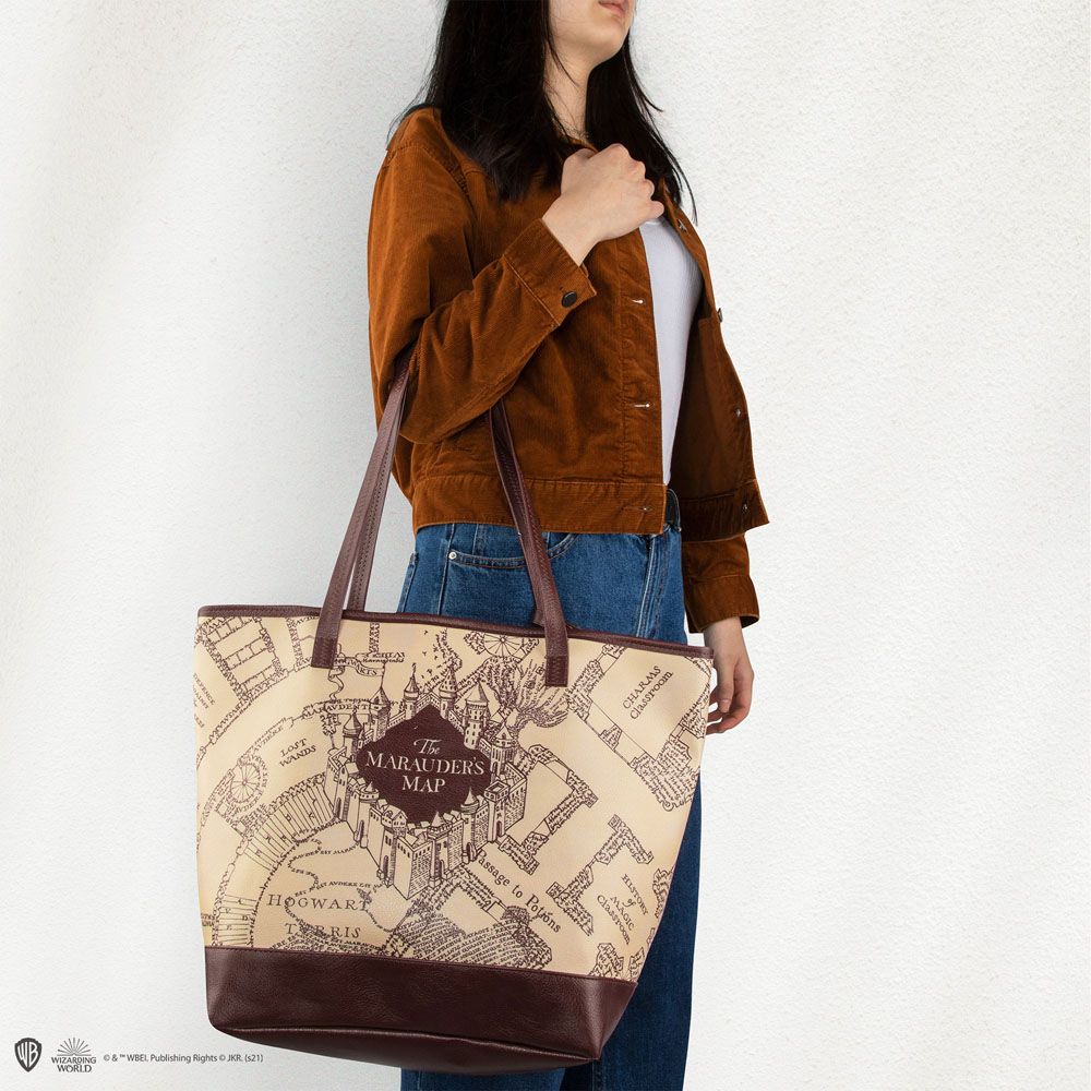 Harry Potter Shopping Bag & Pouch Marauder's Map - MangaShop.ro