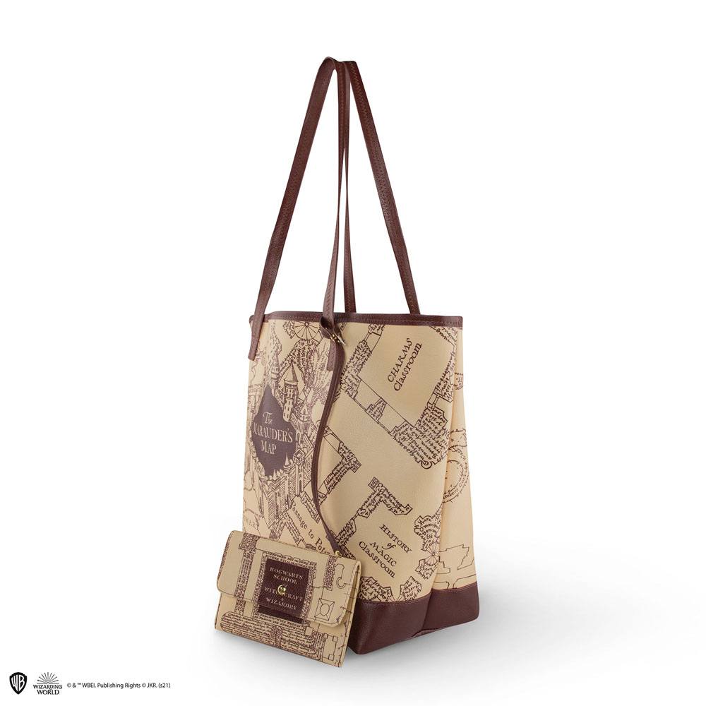 Harry Potter Shopping Bag & Pouch Marauder's Map - MangaShop.ro