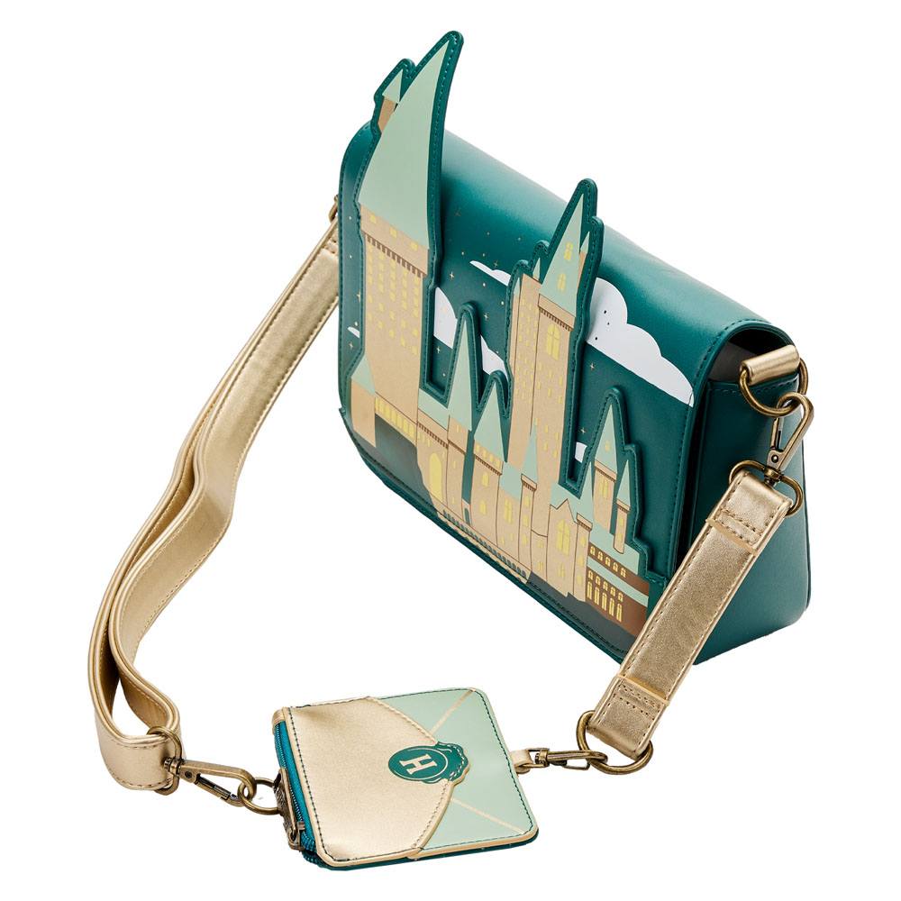 Harry Potter by Loungefly Crossbody Golden Hogwarts - MangaShop.ro