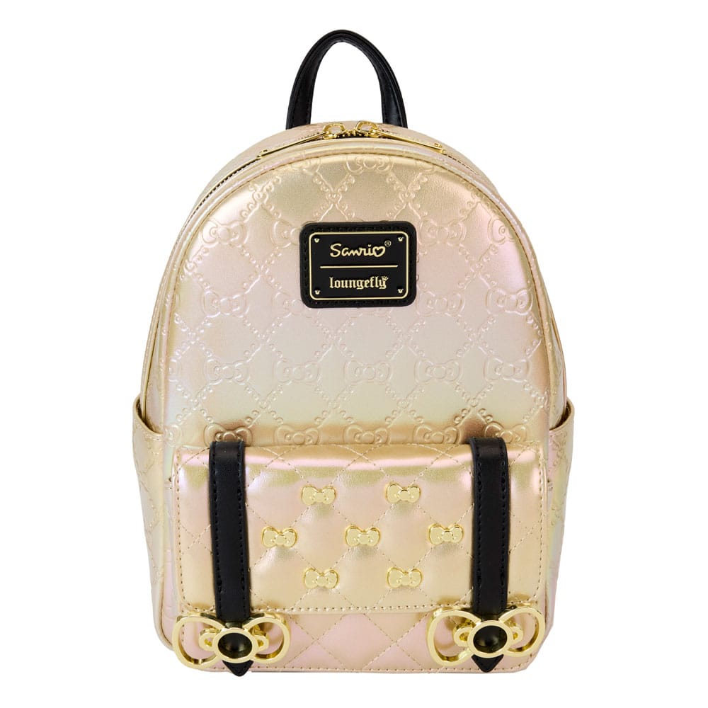 Hello Kitty 50th Anniversary by Loungefly Mini Backpack Metallic Gold - MangaShop.ro