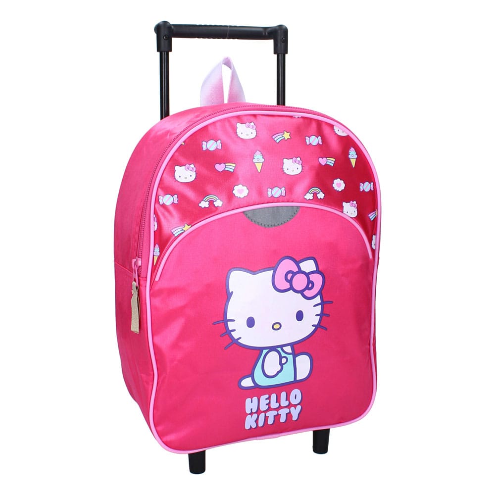 Hello Kitty Trolley Backpack Follow The Rainbow 33 cm - MangaShop.ro