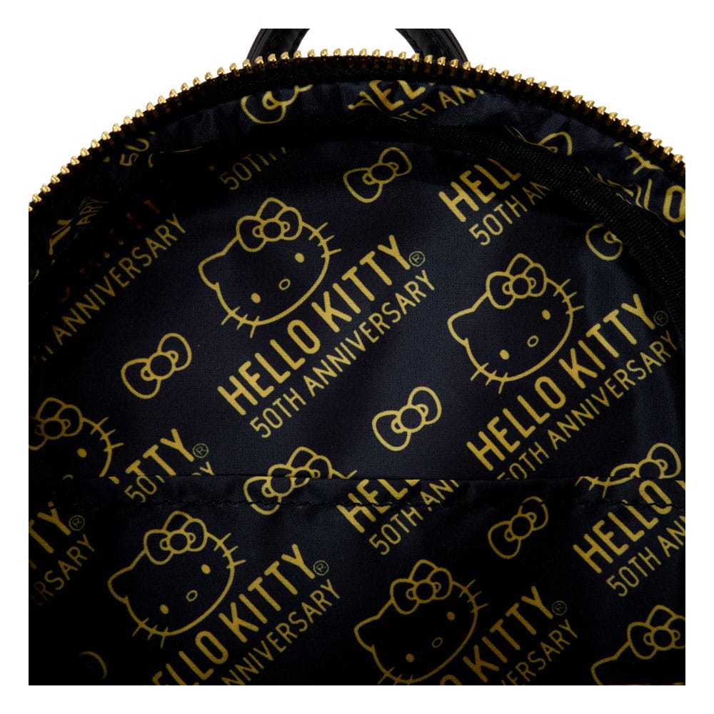 Hello Kitty 50th Anniversary by Loungefly Mini Backpack Metallic Gold - MangaShop.ro