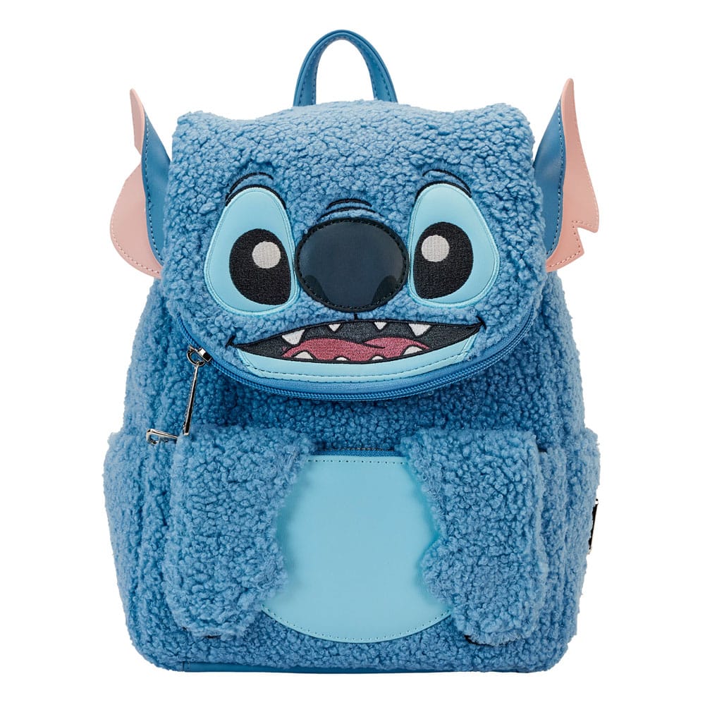Disney by Loungefly Backpack Stitch Plush Pocket - MangaShop.ro