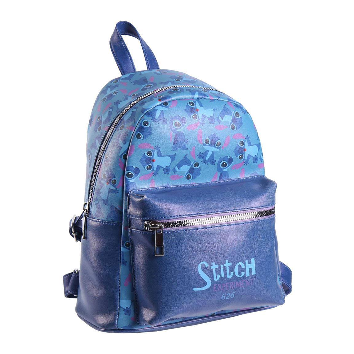 Lilo & Stitch Faux Leather Backpack Experiment 626 - MangaShop.ro