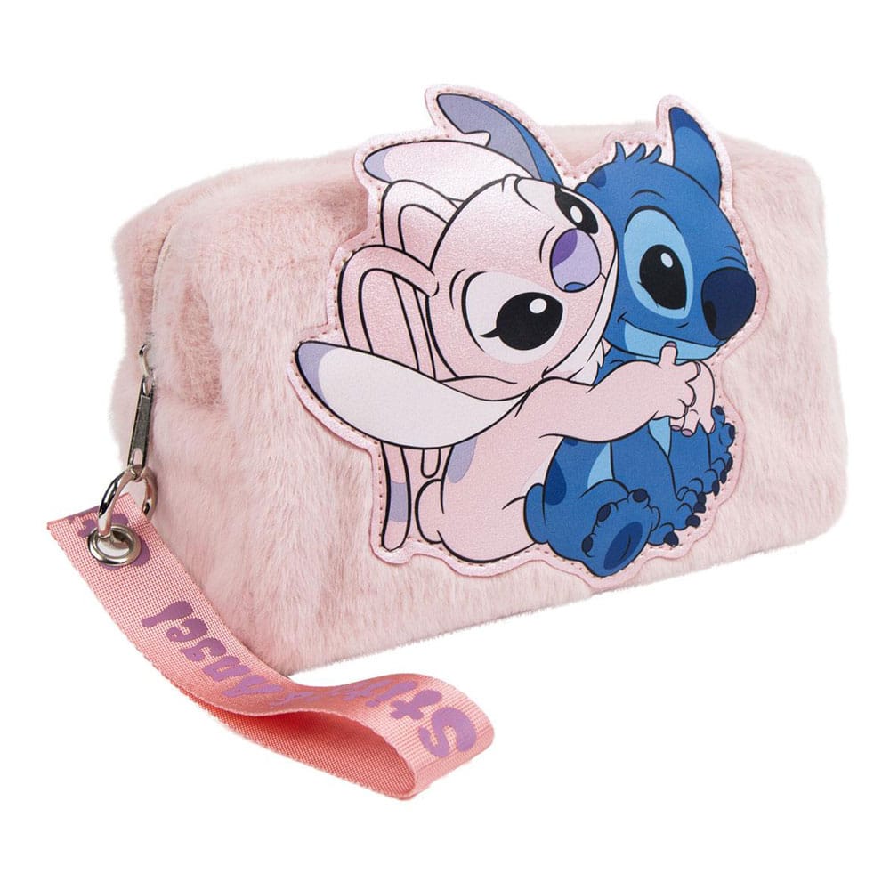 Lilo & Stitch Make Up Bag Stitch & Angel Rosa - MangaShop.ro
