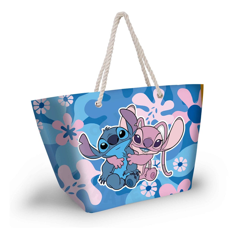 Lilo & Stitch Soleil Beach Bag Hug Blue - MangaShop.ro