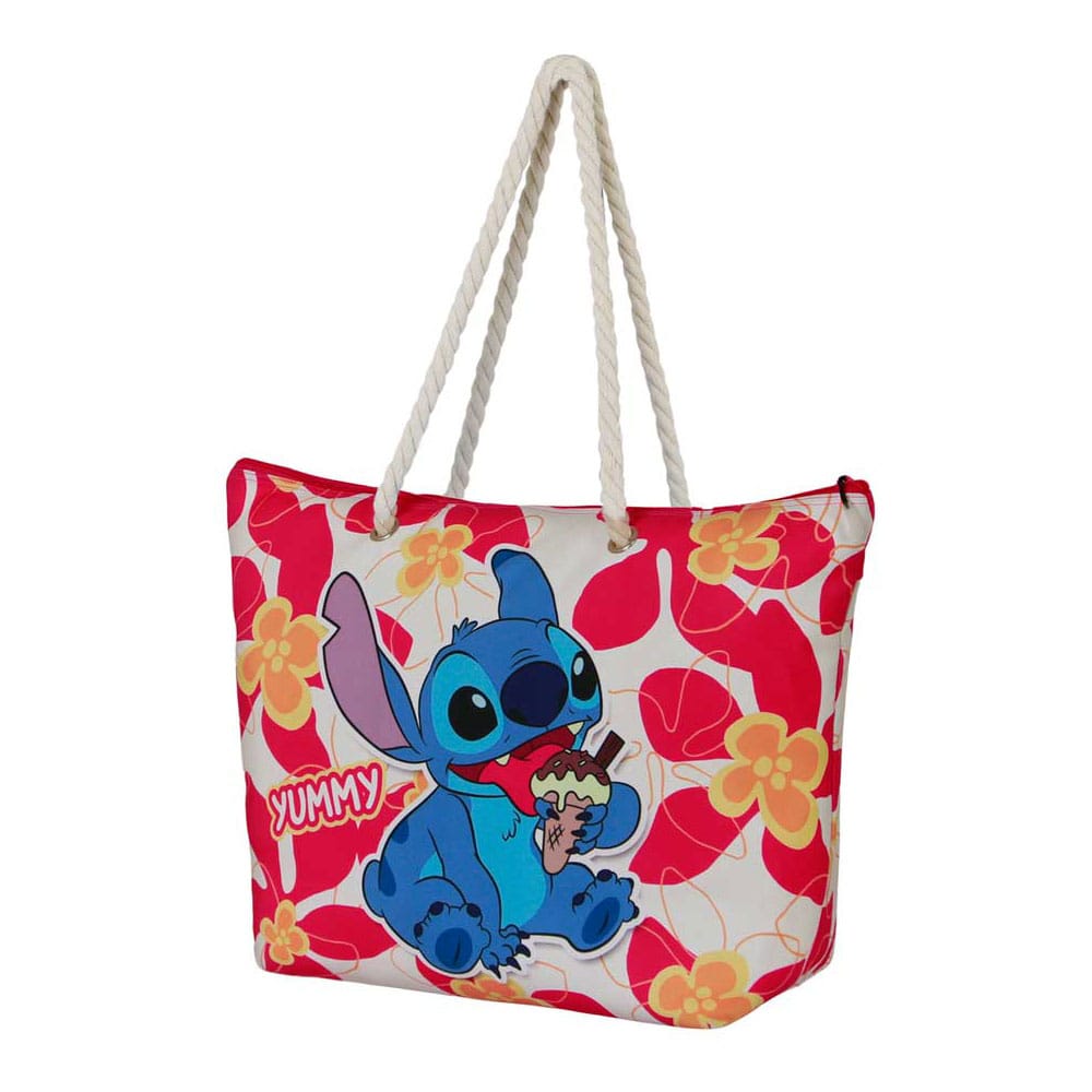 Lilo & Stitch Soleil Beach Bag Ice Cream Blue - MangaShop.ro