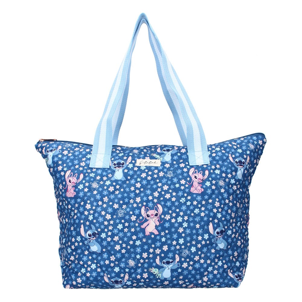 Lilo & Stitch Tote Bag Stitch Famous Floral - MangaShop.ro