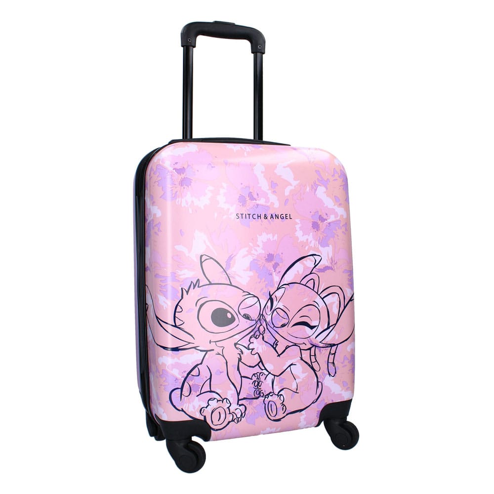 Lilo & Stitch Trolley Suitcase Ohana Forever pink 46 cm - MangaShop.ro