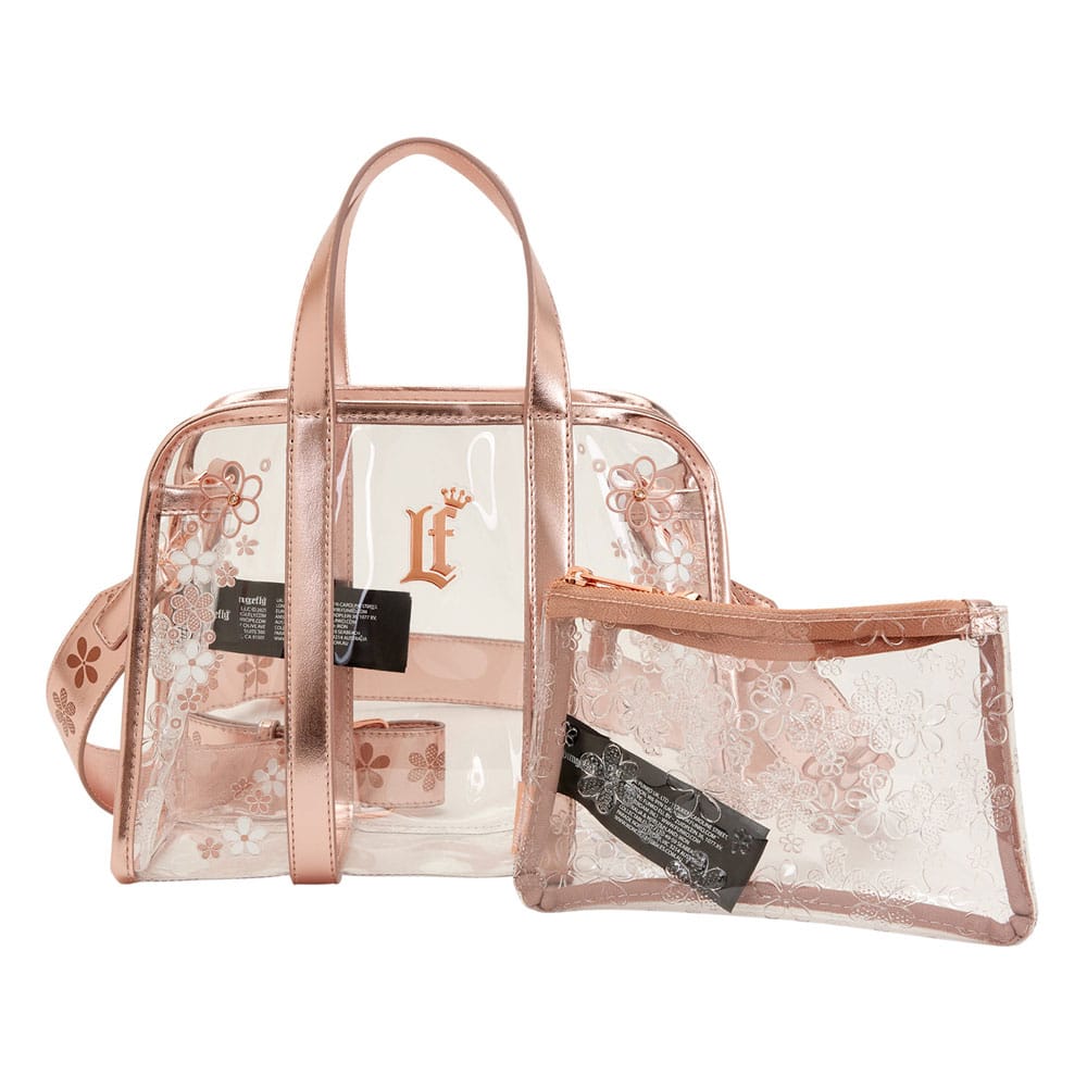 Loungefly Crossbody Bag Clear Floral - MangaShop.ro