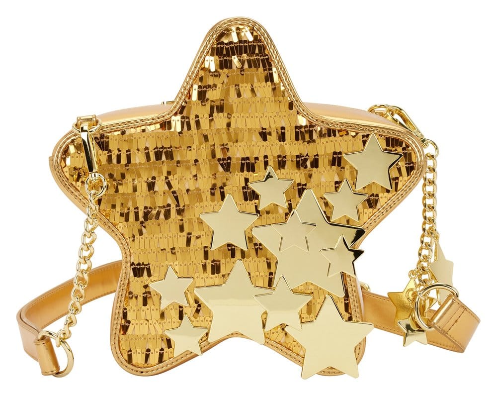 Loungefly Crossbody Bag Gold Stars - MangaShop.ro
