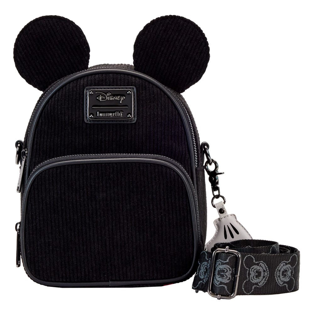 Disney by Loungefly Crossbody Mickey Mouse 100th Anniversary Corduroy - MangaShop.ro