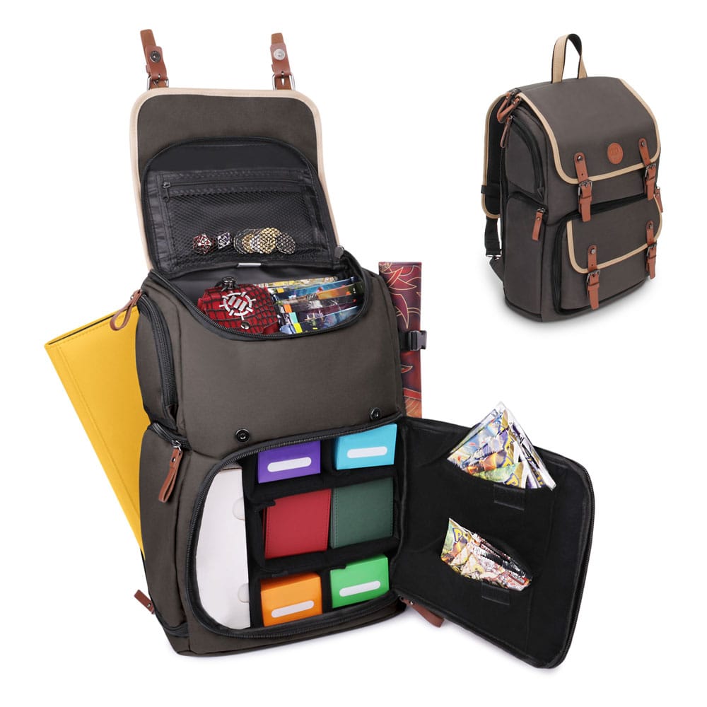 Enhance TCG Series Trading Card Backpack Designer Edition Grey - MangaShop.ro