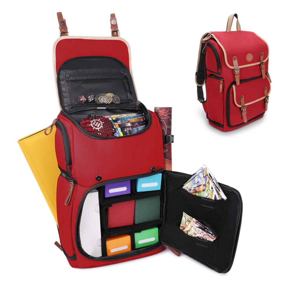 Enhance TCG Series Trading Card Backpack Designer Edition Red - MangaShop.ro