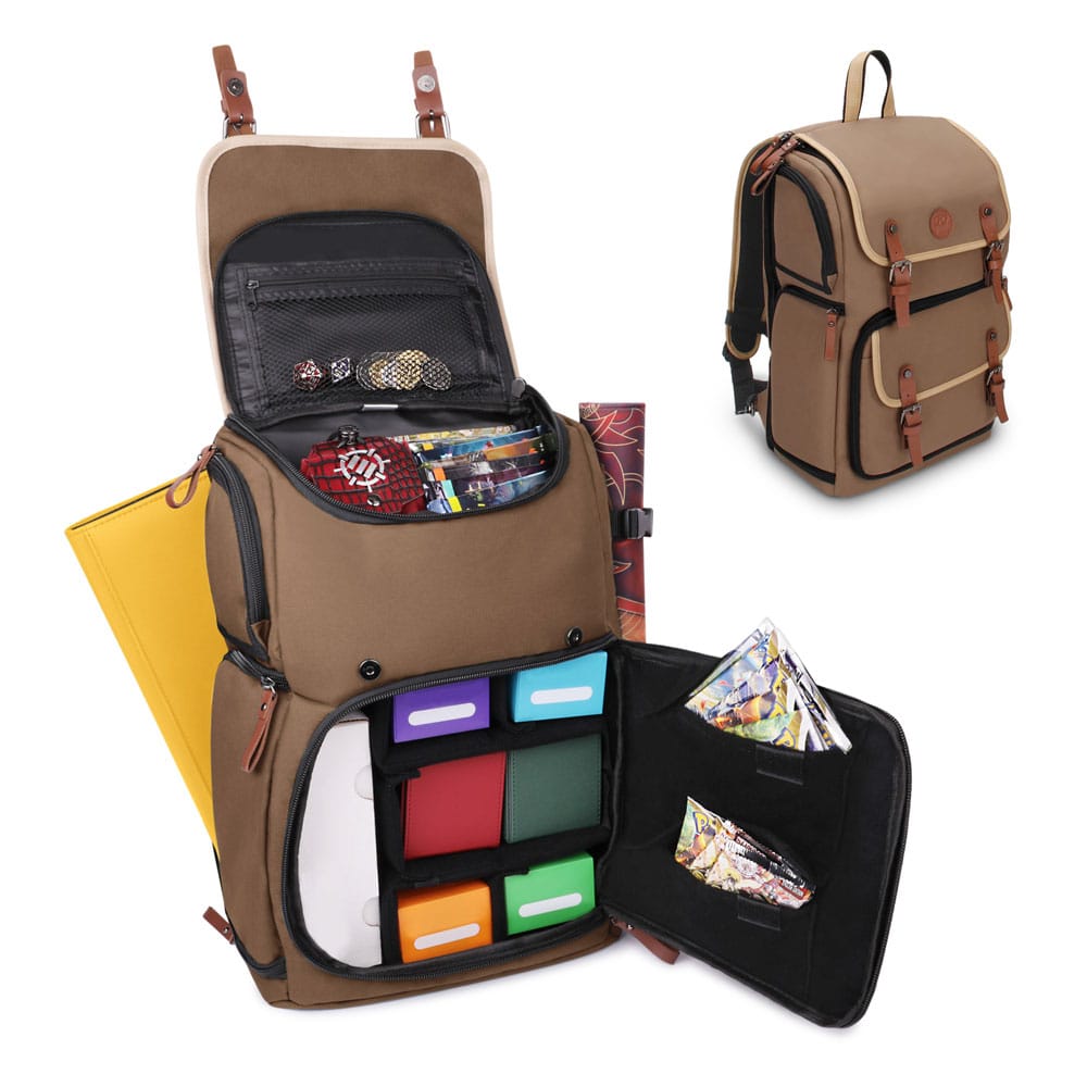 Enhance TCG Series Trading Card Backpack Designer Edition Tan - MangaShop.ro