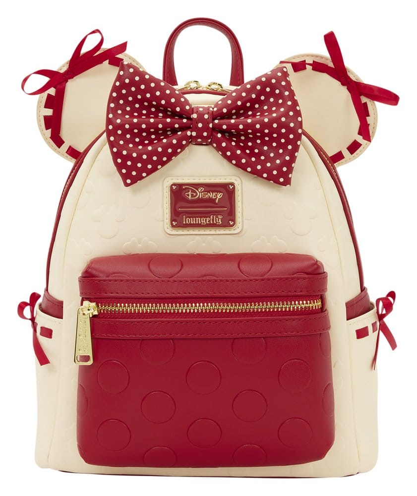 Disney by Loungefly Mini Backpack Minnie Mouse Rock the Dots - MangaShop.ro