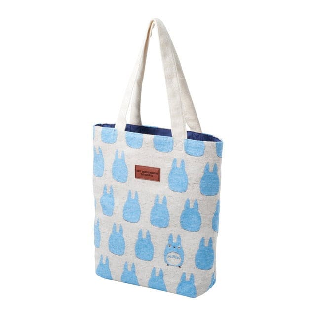 My Neighbor Totoro Tote Bag Totoro Silhouette Blue - MangaShop.ro