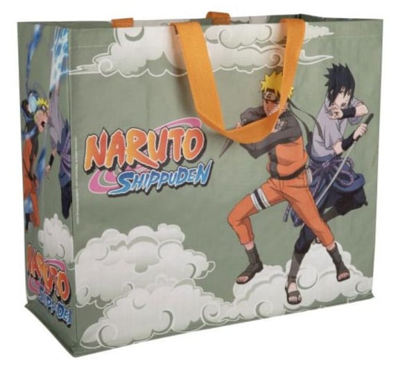 Naruto Shippuden Tote Bag Grey - MangaShop.ro