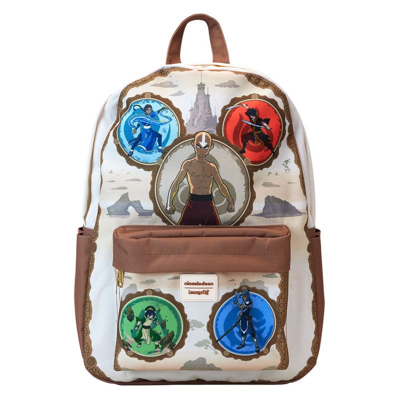 Nickelodeon by Loungefly Full-Size Nylon Backpack Avatar: The Last Airbender Bending Arts - MangaShop.ro