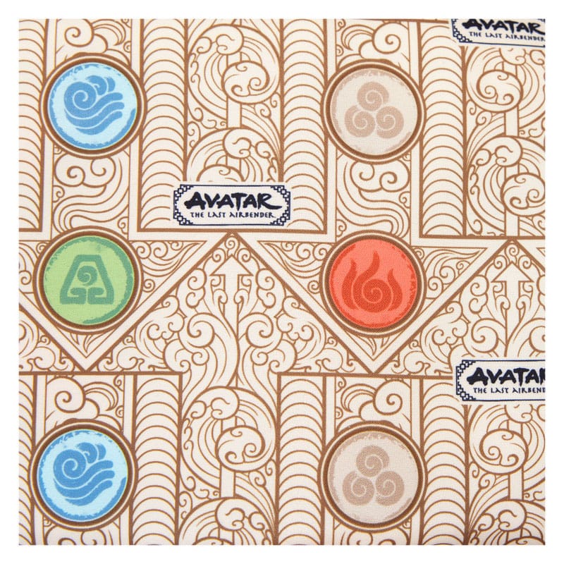 Nickelodeon by Loungefly Full-Size Nylon Backpack Avatar: The Last Airbender Bending Arts - MangaShop.ro