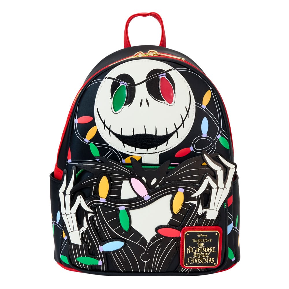 Nightmare before Christmas by Loungefly Mini Backpack Jack Light Up - MangaShop.ro