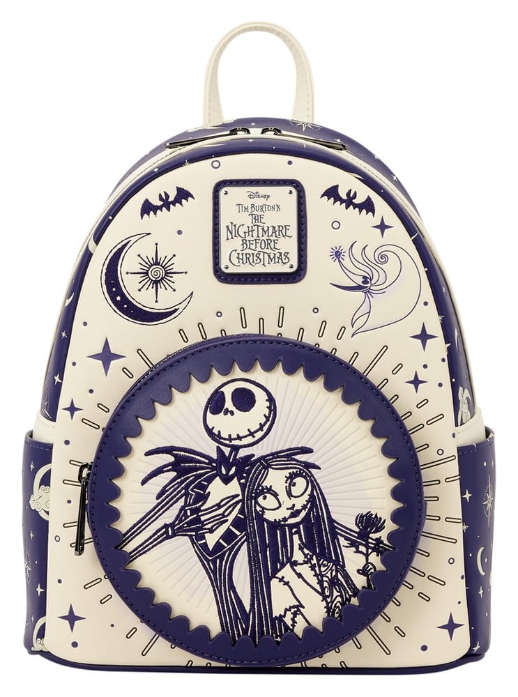 Nightmare before Christmas by Loungefly Mini Backpack Jack Skellington & Sally Night Sky - MangaShop.ro