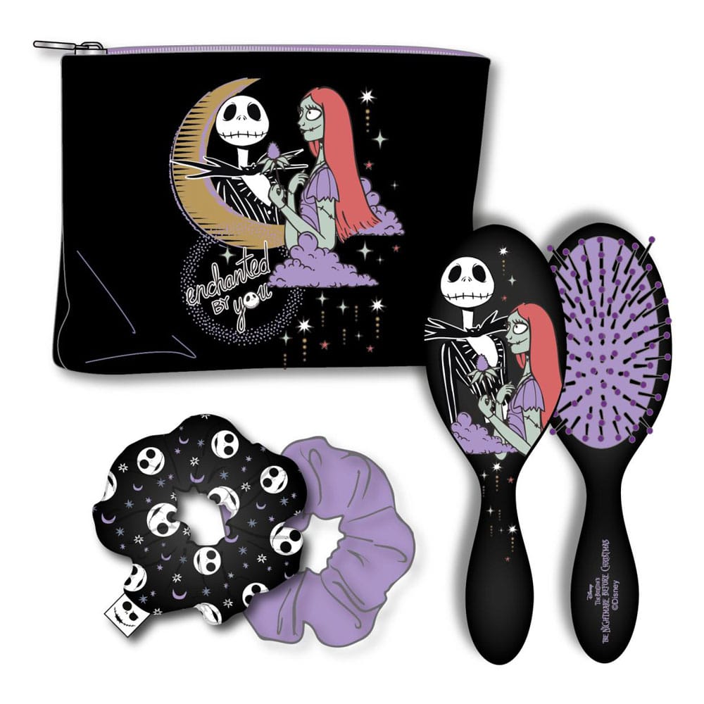 Nightmare before Christmas Make Up Bag 3 pack Jack & Sally - MangaShop.ro