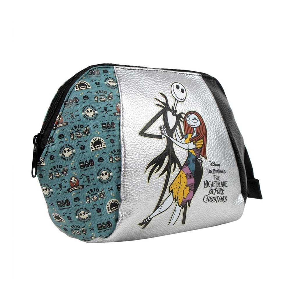 Nightmare Before Christmas Make Up Bag Jack & Sally Patchwork - MangaShop.ro