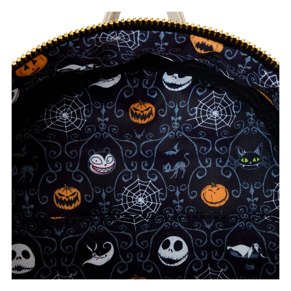 Nightmare before Christmas by Loungefly Mini Backpack Major with Halloween Plans Cosplay - MangaShop.ro