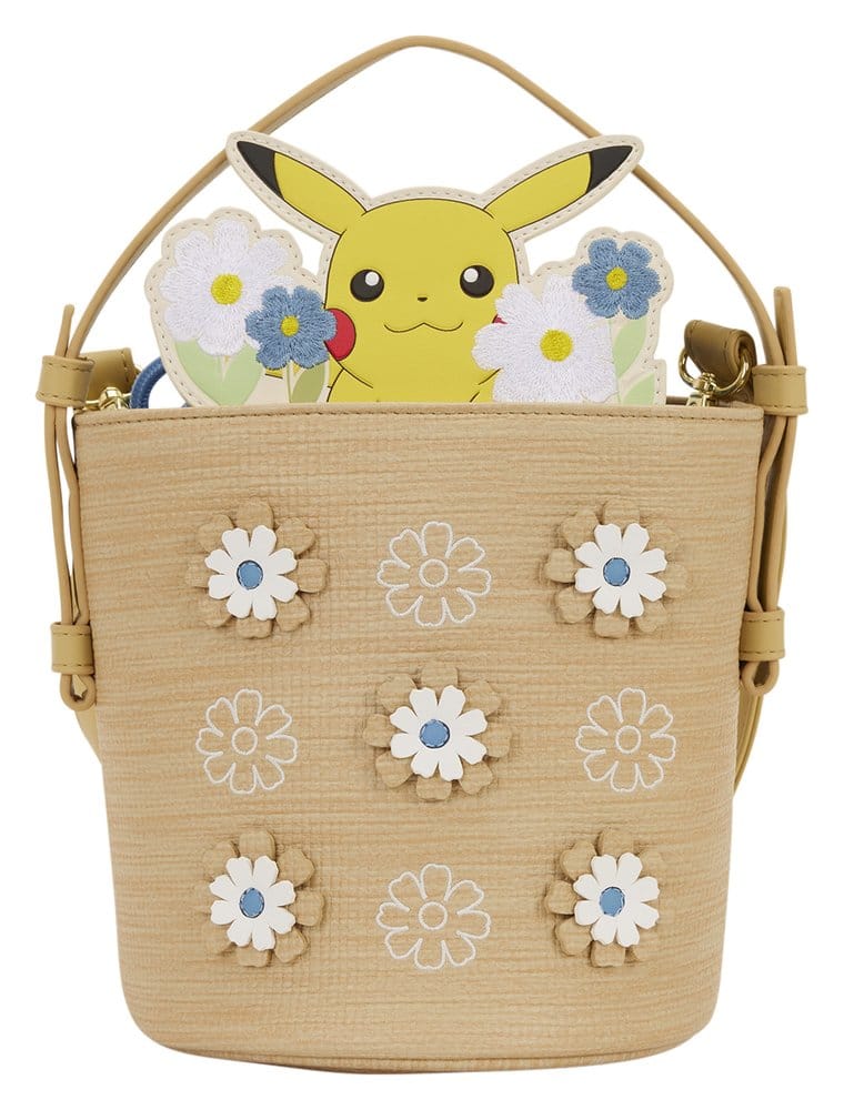 Pokemon by Loungefly Crossbody Bag Floral Pikachu - MangaShop.ro