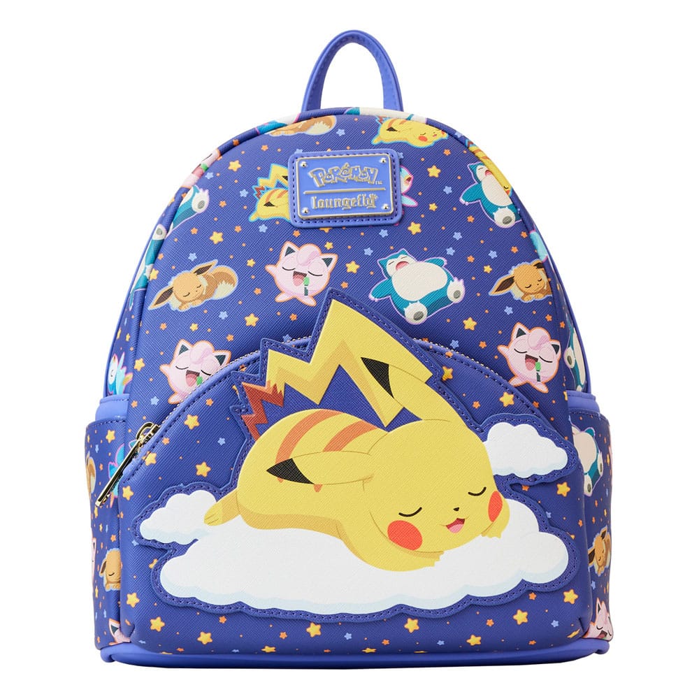 Pokemon by Loungefly Mini Backpack Sleeping Pikachu and Friends - MangaShop.ro