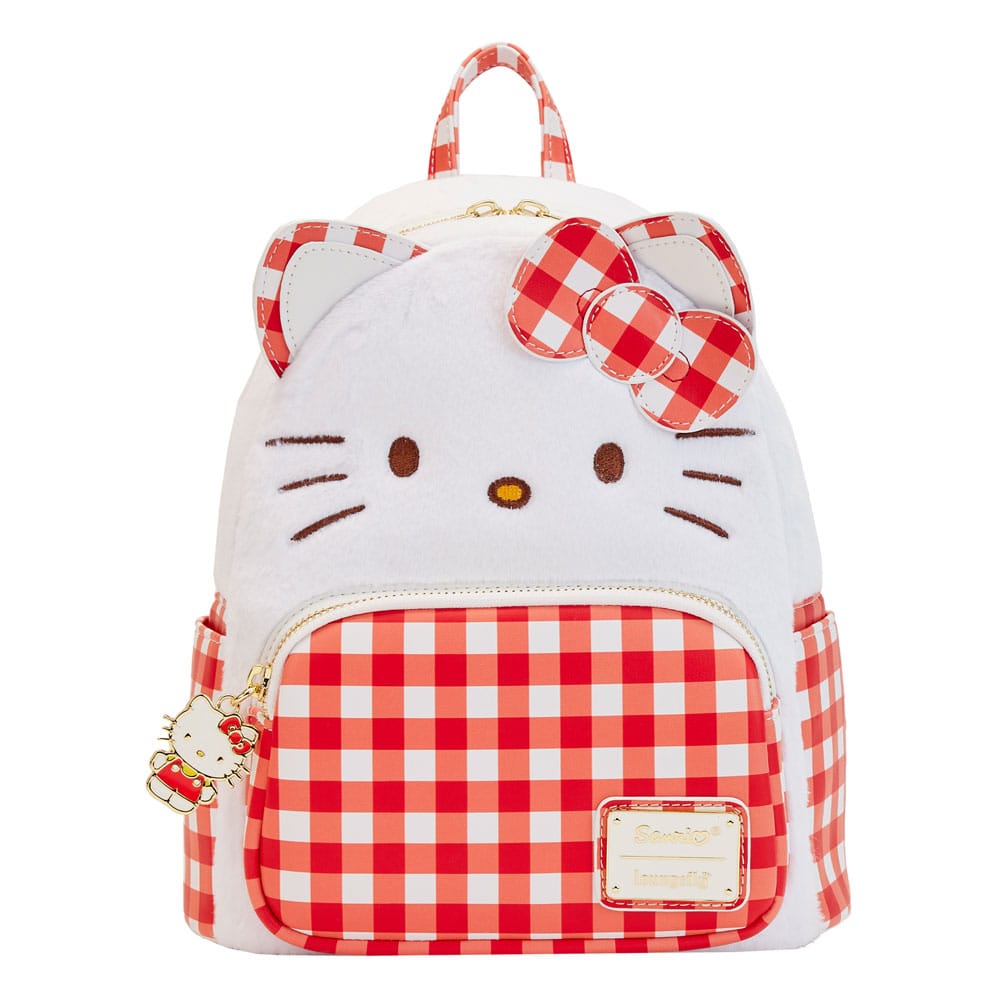Sanrio by Loungefly Mini Backpack Hello Kitty Gingham Cosplay - MangaShop.ro