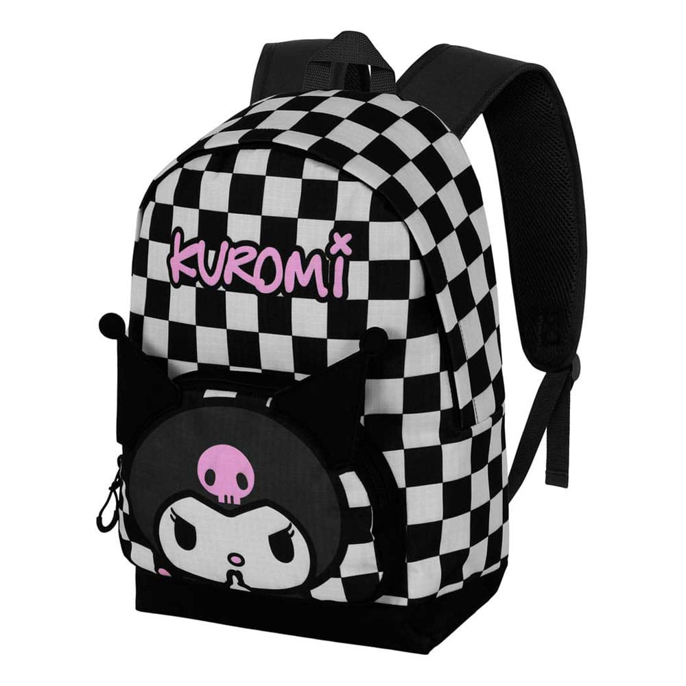 Sanrio Fan HS Backpack Kuromi B & W 2.2 Black - MangaShop.ro