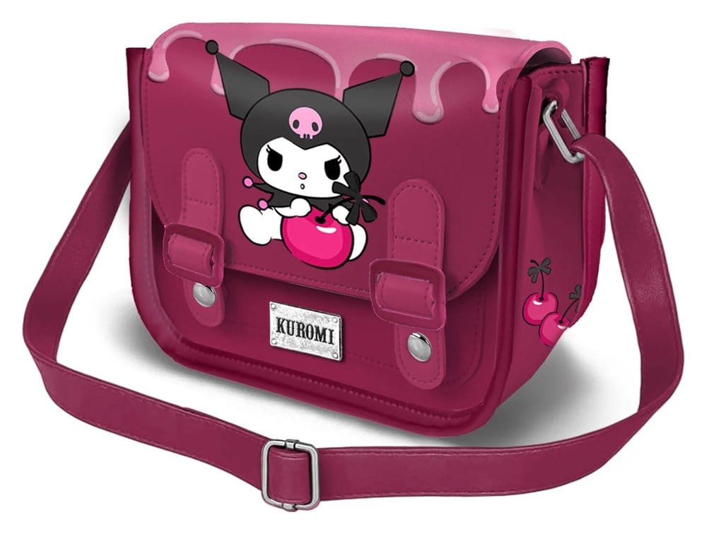 Sanrio Satchel Bag XS Kuromi Cherry - MangaShop.ro
