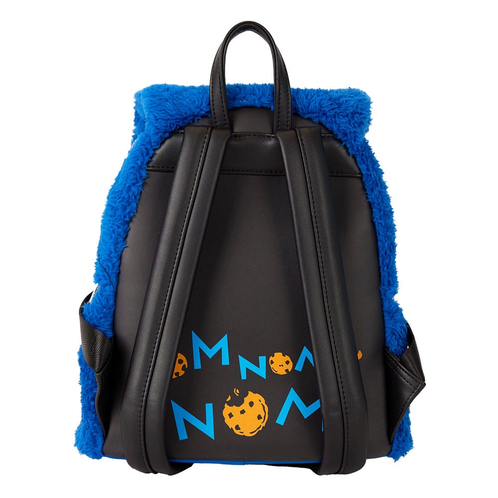 Sesame Street by Loungefly Plush Mini Backpack Cookie Monster - MangaShop.ro