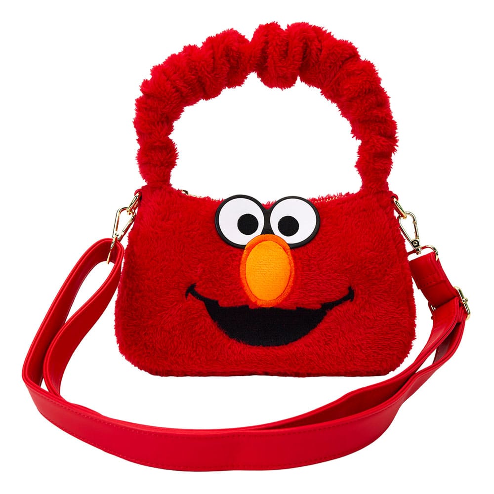 Sesame Street by Loungefly Plush Crossbody Elmo - MangaShop.ro