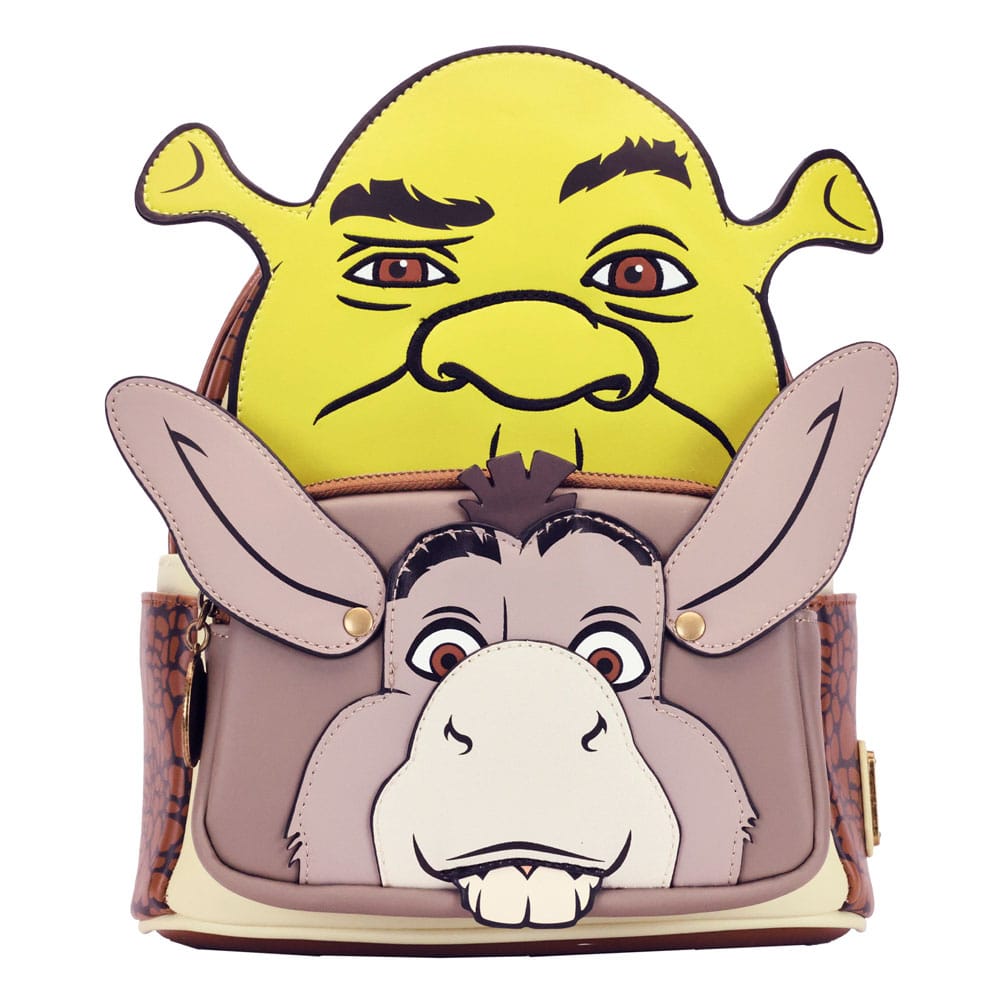 Dreamworks by Loungefly Mini Backpack Shrek & Donkey Cosplay - MangaShop.ro