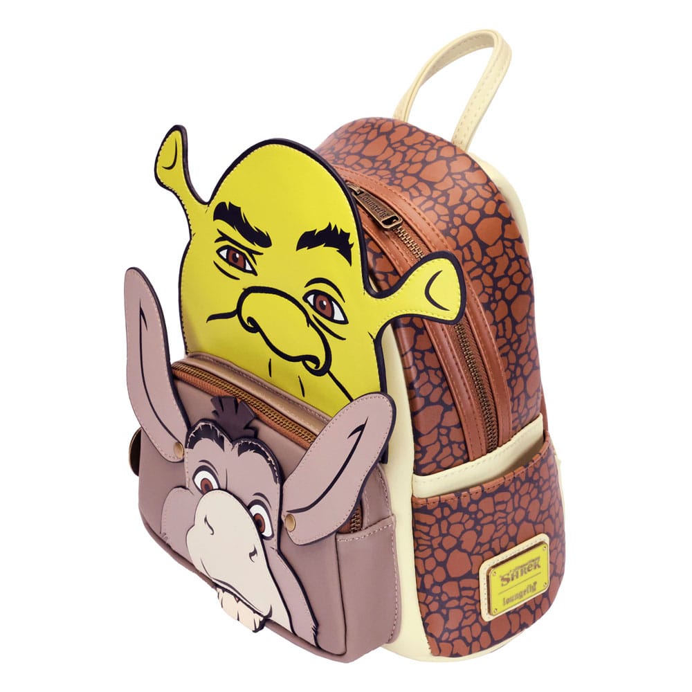 Dreamworks by Loungefly Mini Backpack Shrek & Donkey Cosplay - MangaShop.ro