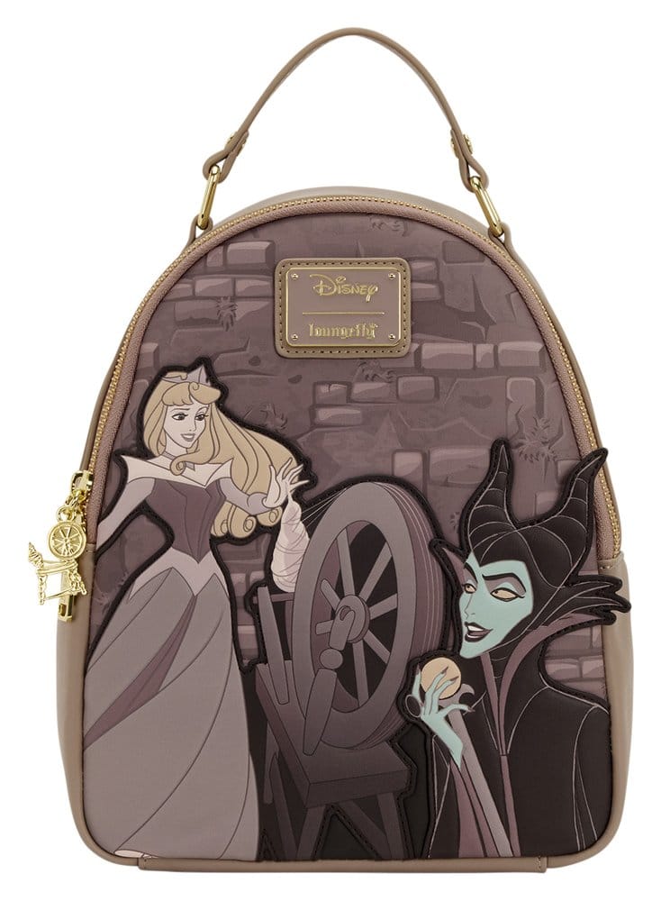 Disney by Loungefly Mini Backpack Sleeping Beauty Spinning Wheel - MangaShop.ro
