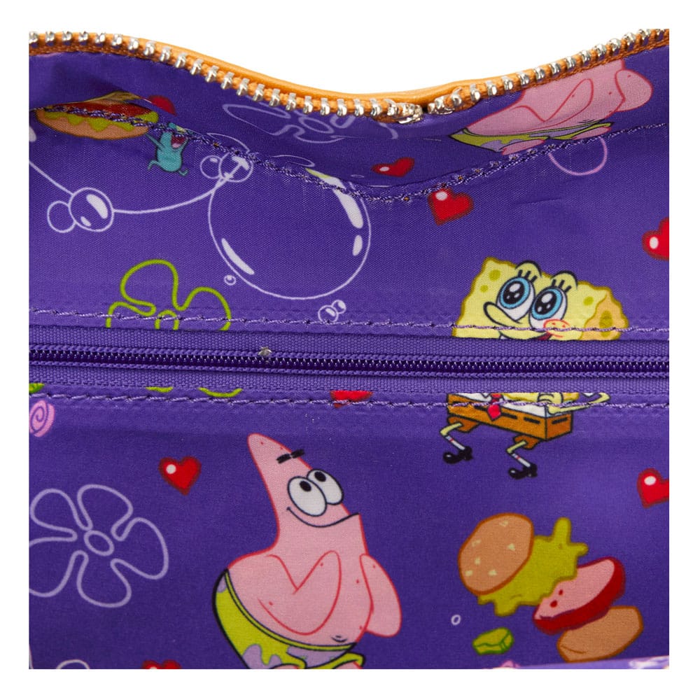 Nickelodeon by Loungefly Crossbody Spongebob Krabby Patty Plush - MangaShop.ro