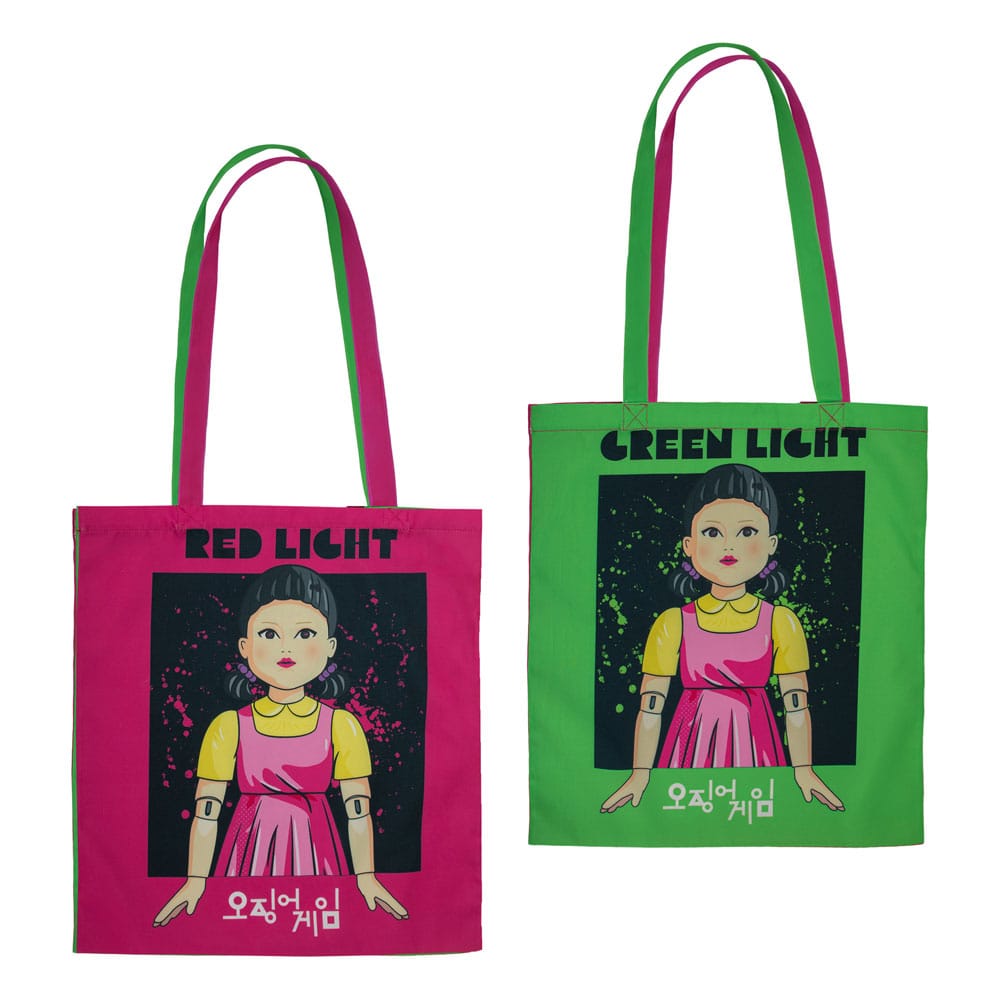 Squid Game Tote Bag Red light, green light - MangaShop.ro