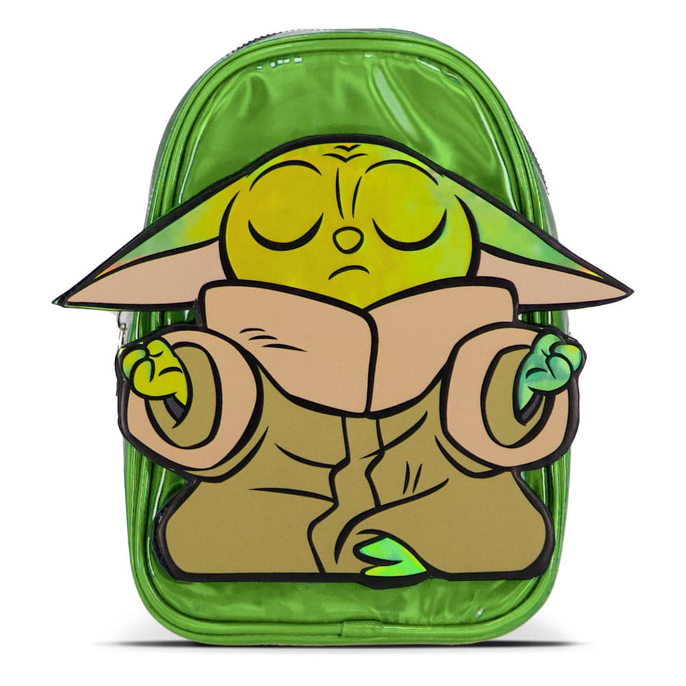 Star Wars The Mandalorian Mini Backpack Grogu Shiny - MangaShop.ro