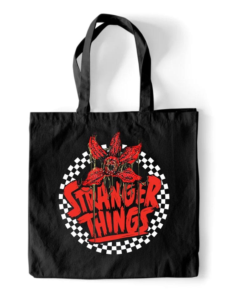 Stranger Things Tote Bag Checkered Circle - MangaShop.ro