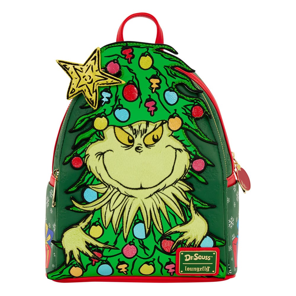 Dr. Seuss by Loungefly Mini Backpack Grinch Holiday - MangaShop.ro