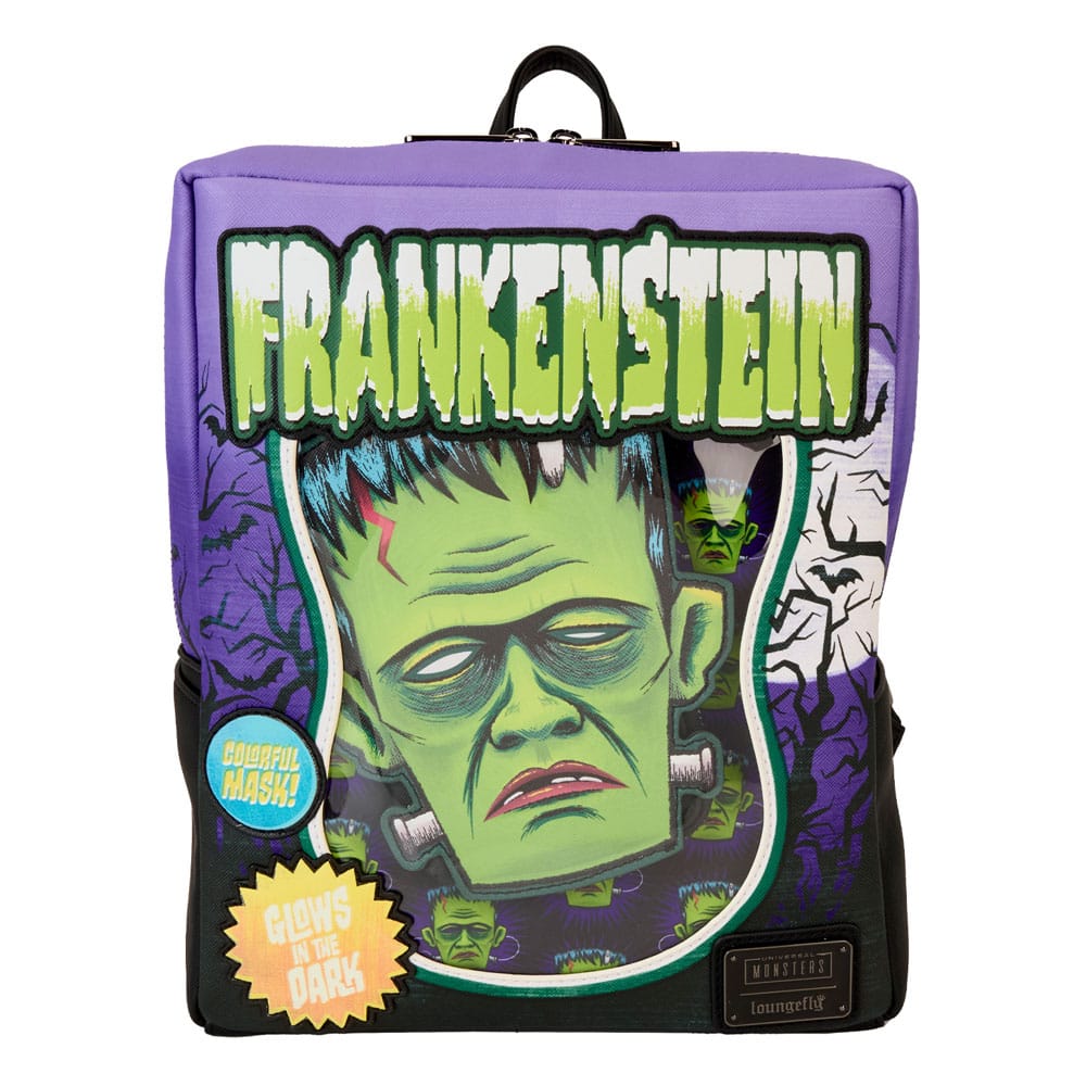 Universal Monsters by Loungefly Mini Backpack Frankenstein Neon Mask - MangaShop.ro