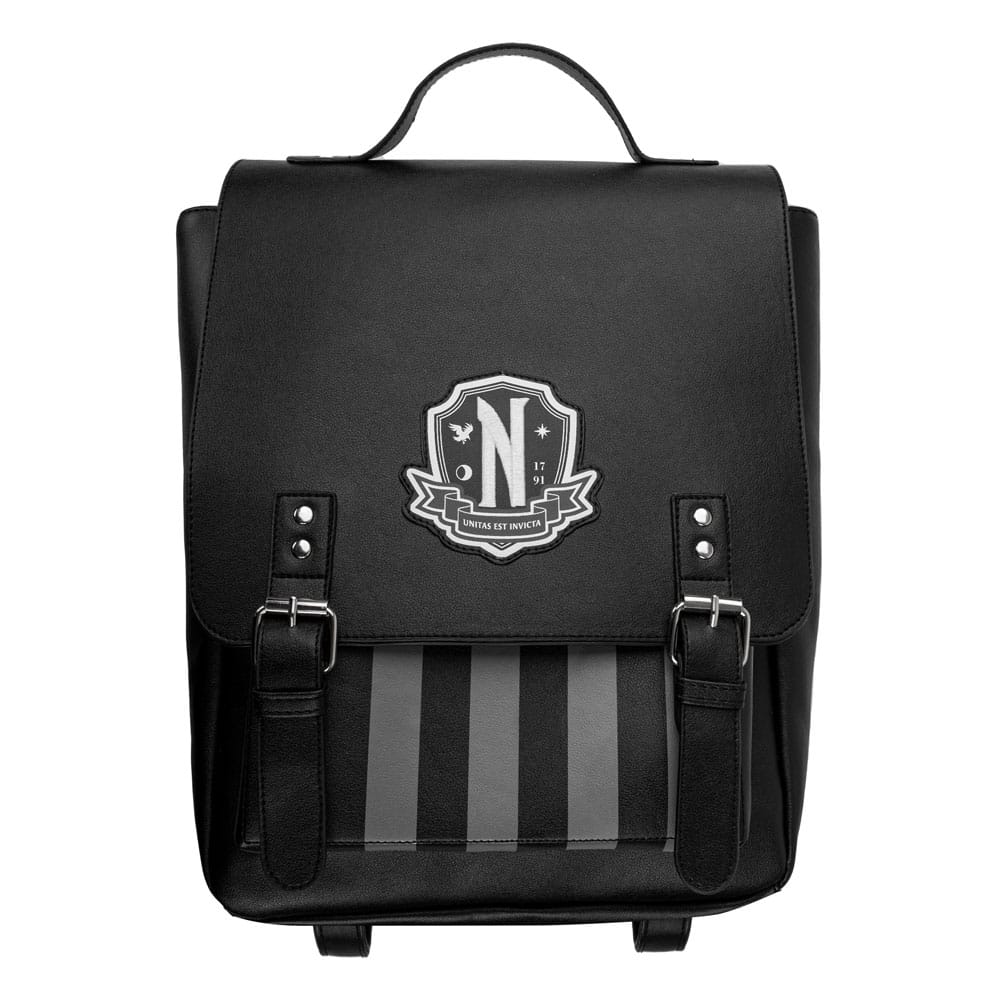 Wednesday Backpack Nevermore Academy Black - MangaShop.ro