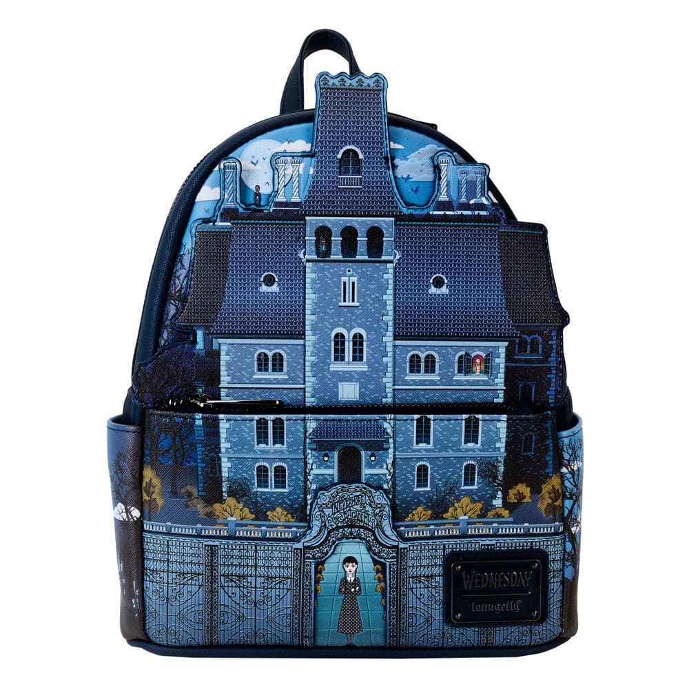Wednesday by Loungefly Backpack Mini Nevermore Academy - MangaShop.ro