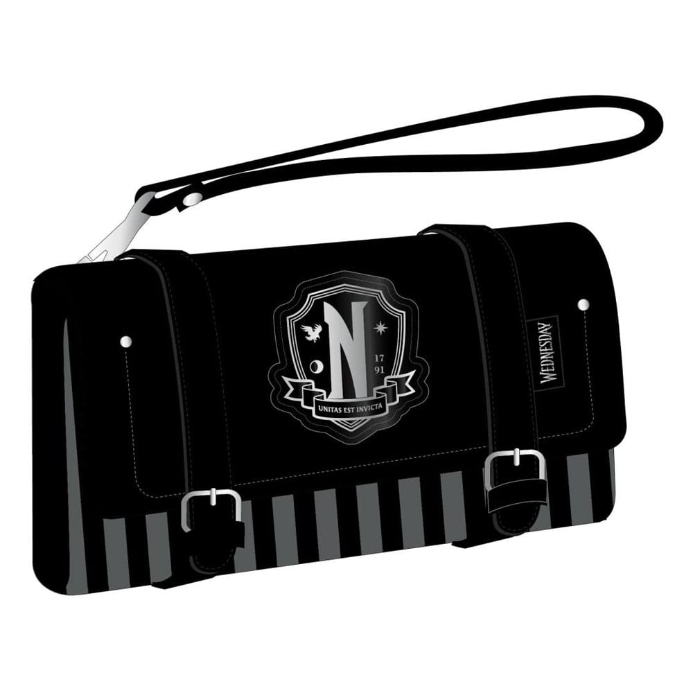 Wednesday Faux Leather Handbag Nevermore - MangaShop.ro
