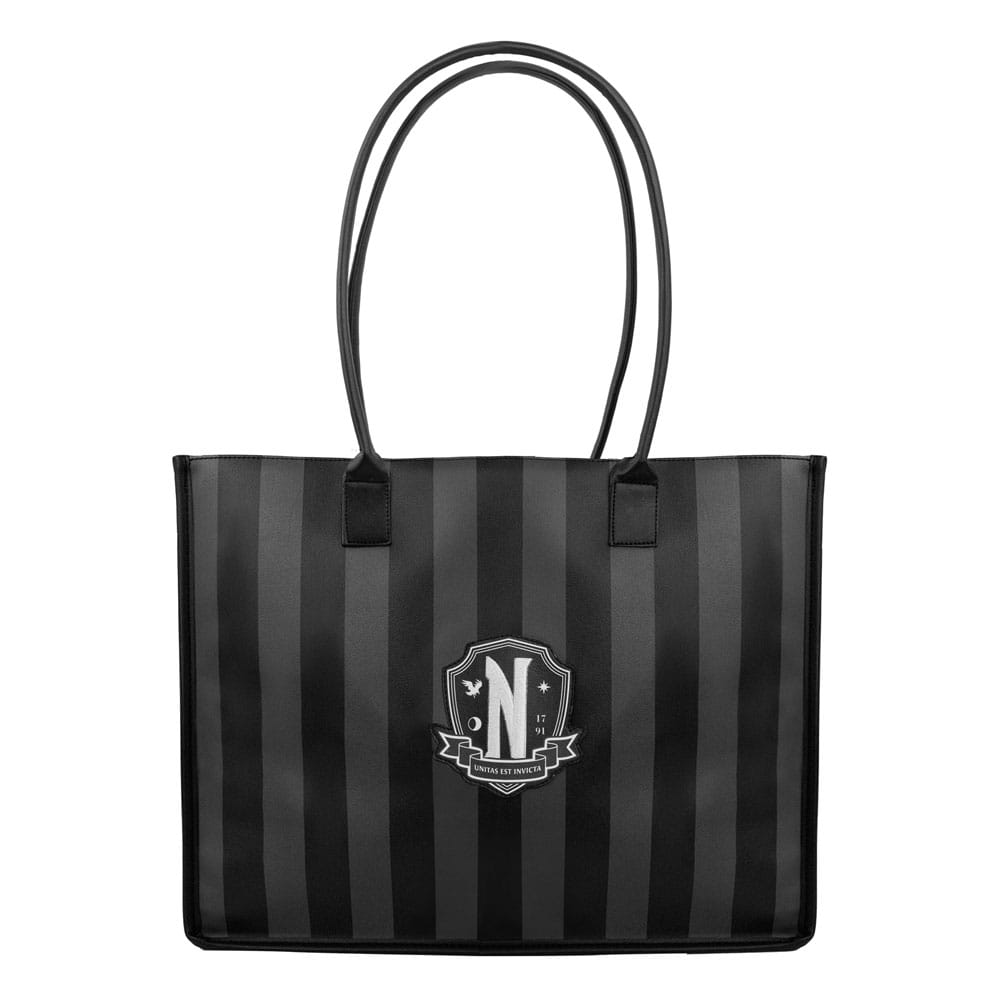 Wednesday: Nevermore Academy Black Shopping Bag - MangaShop.ro